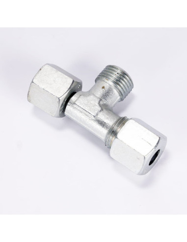 Trójnik hydrauliczny ABB, M16 z nakrętką pod rurkę 8 | Hydraulika | Eshop Dopak | Wszystko dla Przemysłu