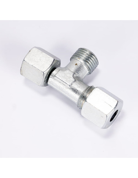 Trójnik hydrauliczny ABB, M16 z nakrętką pod rurkę 8 | Hydraulika | Eshop Dopak | Wszystko dla Przemysłu