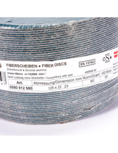 Dysk fibrowy 125x22mm, paczka 50 sztuk, 0580 512 580, WURTH | Wszystko dla Przemysłu | Eshop Dopak 2