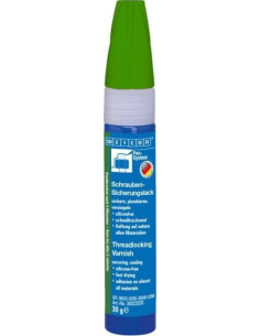 WEICON Threadlocking Varnish 30 g lakier zabezpieczający zielony | Chemia techniczna | Eshop Dopak