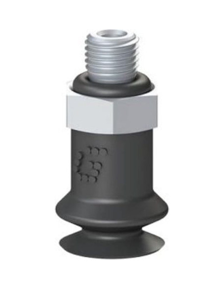 VG.B9E.50.M5M.E8 Przyssawka 1,5 mieszkowa, fi 9mm z mocowaniem M5 zew, EPDM | Pneumatyka | Eshop Dopak | Wszystko dla Przemysłu
