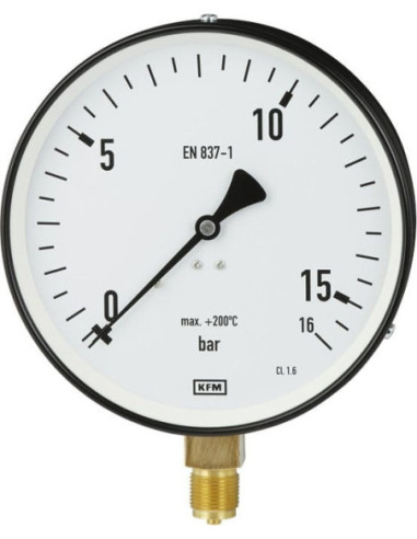 Manometr do wysokich temp. M20x1,5R, 100mm, 0-400bar | Przyrządy Pomiarowe | Eshop Dopak | Wszystko dla Przemysłu