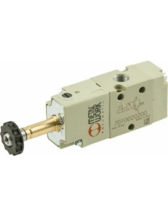 Elektrozawór pneumatyczny 5/2, monostabilny, G 1/4 Metal Work | Pneumatyka | Eshop Dopak | Wszystko dla Przemysłu