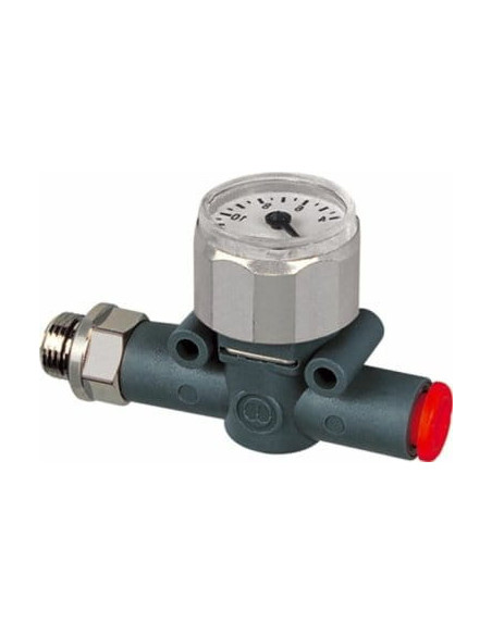 Manometr lineonline, wąż - wąż, do węża fi 8 mm Metal Work | Hydraulika | Eshop Dopak | Wszystko dla Przemysłu