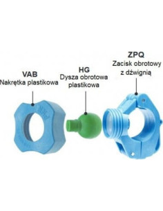 Dysza kulowa, płaski strumień plastikowa, czerwona | Narzędzia | Eshop Dopak | Wszystko dla Przemysłu. 2
