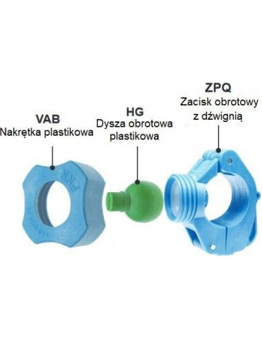 Dysza kulowa, płaski strumień plastikowa, czerwona | Narzędzia | Eshop Dopak | Wszystko dla Przemysłu.