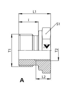 Redukcja hydrauliczna krótka G3/4z-G3/8w, ES | Hydraulika | Eshop Dopak | Wszystko dla Przemysłu 2