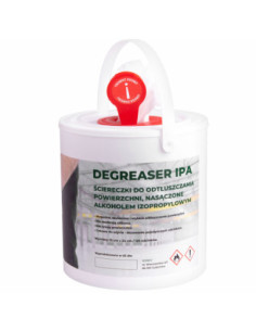SONEX DEGREASER IPA nasączone ściereczki do odtłuszczania powierzchni 120 ściereczek w wiaderku | Rozwiązania dla przemysłu | Sk 2