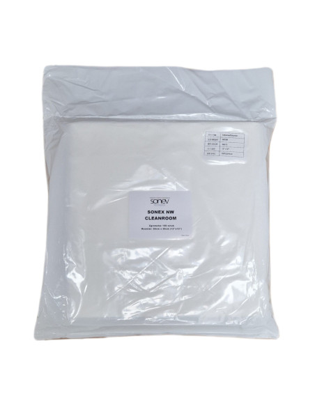 SONEX NW CLEANROOM ściereczki włókninowe do cleanroom 30x30cm 150 sztuk zgrzewka 10 zgrzewek w kartonie | Rozwiązania dla przemy