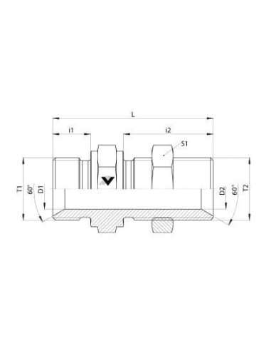 Złączka hydrauliczna grodziowa GZ 1, ES | Hydraulika | Eshop Dopak | Wszystko dla Przemysłu