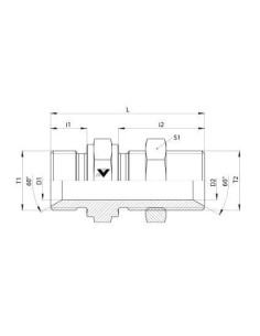 Złączka hydrauliczna grodziowa GZ 1 1/2, ES | Hydraulika | Eshop Dopak | Wszystko dla Przemysłu 2