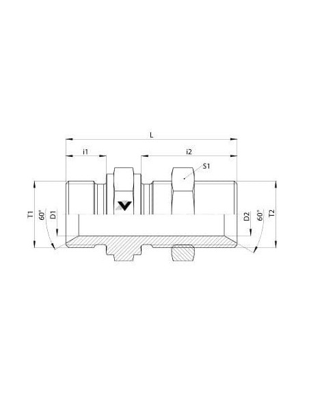 Złączka hydrauliczna grodziowa GZ 1 1/4, ES | Hydraulika | Eshop Dopak | Wszystko dla Przemysłu