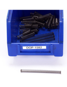 Sprężyna dł. 17mm, szer. 6,5mm, śr.wewn. 6mm, odl.między zwojami 2mm, gr.zwoju 1mm | Mechanika Przemysłowa | Sklep Eshop Dopak