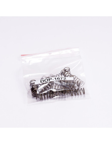 Sprężyna dł. 21mm, szer. 10mm, śr.wewn. 9mm, odl.między zwojami 4mm, gr.zwoju 1mm | Mechanika Przemysłowa | Sklep Eshop Dopak