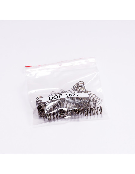 Sprężyna dł. 21mm, szer. 10mm, śr.wewn. 9mm, odl.między zwojami 4mm, gr.zwoju 1mm | Mechanika Przemysłowa | Sklep Eshop Dopak