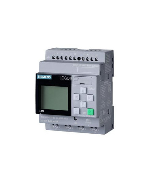 Logo! 230rce moduł logiczny Siemens 6ed1052-1fb08-0ba2 zasilanie wyświetlacza / I/O 115 V/230 V/relay 8 DI/4 DO | Elektronika | 