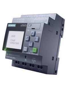 Logo! 12/24rce moduł logiczny Siemens 6ed1052-1md08-0ba2 zasilanie wyświetlacza / I/O: 12/24 V DC/relay 8 DI (4 AI)/4 DO | Elekt