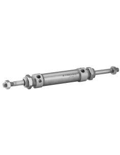Siłownik pneumatyczny okrągły ISO6432 D20x125 z dwustronnym tłoczyskiem, amortyzacja pneumatyczna | Pneumatyka | Eshop Dopak | W
