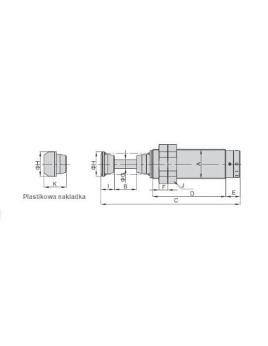 Amortyzator uderzeń M12, regulowany skok 10 mm, bez nasadki | Hydraulika | Eshop Dopak | Wszystko dla Przemysłu