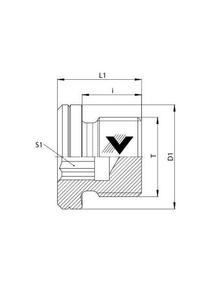 Korek hydrauliczny nierdzewny G 3/4 GZ pod imbus | Hydraulika | Eshop Dopak | Wszystko dla Przemysłu