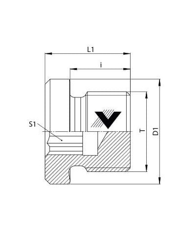 Korek hydrauliczny pod imbus M33x2z ES. | Hydraulika | Eshop Dopak | Wszystko dla Przemysłu