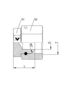 Zaślepka hydrauliczna GW 1/4 obrotowa, ES. | Hydraulika | Eshop Dopak | Wszystko dla Przemysłu 2