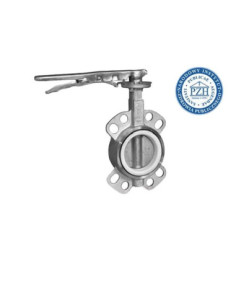 Zawór klapowy nierdzewny DN80 WAFER/316/316/PTFE PN16 | Hydraulika | Eshop Dopak | Wszystko dla Przemysłu