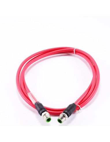 Ethernet CAT5e, męski prosty M12, konkektor, 7000-44511-7920150, Murrelektronik