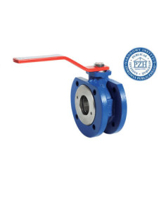 Zawór kulowy kołnierzowy DN50 PN16, żeliwny, PTFE, mosiądz płyta ISO5211, krótka zabudowa | Hydraulika | Eshop Dopak | Wszystko 