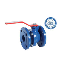 Zawór kulowy kołnierzowy DN80 PN16, żeliwny, PTFE, mosiądz, płyta ISO5211, długa zabudowa | Hydraulika | Eshop Dopak | Wszystko 
