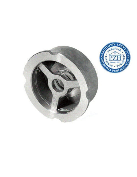 Zawór zwrotny międzykołnierzowy DN100 PN40, nierdzewny, stal 316, metal/metal | Hydraulika | Eshop Dopak | Wszystko dla Przemysł