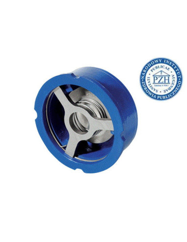 Zawór zwrotny międzykołnierzowy DN100 PN16, żeliwo GG25, dysk 316, uszczelnienie NBR | Hydraulika | Eshop Dopak | Wszystko dla P