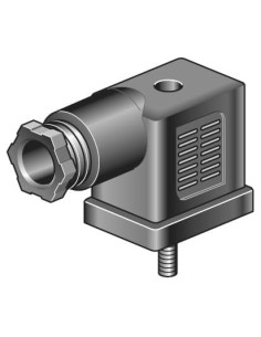 Wtyczka do cewki elektrozaworu z diodą i warystorem, typ B, IP65, 24V AC/DC | Pneumatyka | Eshop Dopak | Wszystko dla Przemysłu