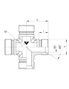 Czwórnik hydrauliczny ZZZZ G1/2, ES | Hydraulika | Eshop Dopak | Wszystko dla Przemysłu 2