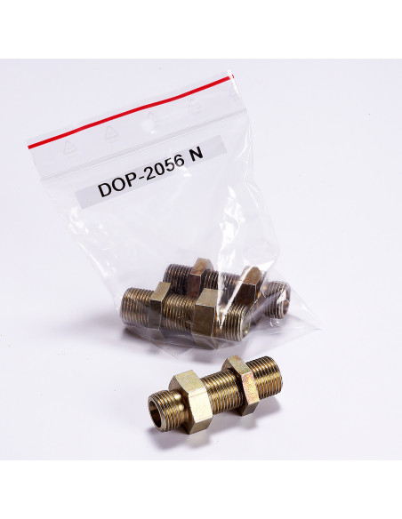 Złącze proste grodziowe mosiężne M18 | Hydraulika | Eshop Dopak | Wszystko dla Przemysłu
