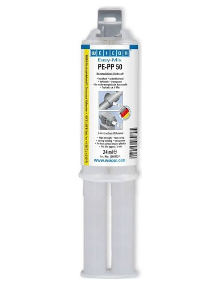 WEICON Easy-Mix PE-PP 50 - 24 ml klej strukturalny (zestaw) | Chemia techniczna | Eshop Dopak