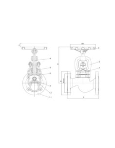 Zawór zaporowy Zetkama fig. 215 DN15 PN16 żeliwo szare EN-GJL-250 wyk. 00 | Hydraulika | Eshop Dopak | Wszystko dla Przemysłu 2