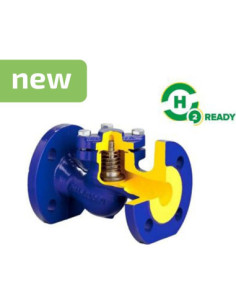 Zawór zwrotny grzybkowy Zetkama fig. 287 DN200 PN16 żeliwo szare EN-GJL-250 wyk. 31 | Hydraulika | Eshop Dopak | Wszystko dla Pr