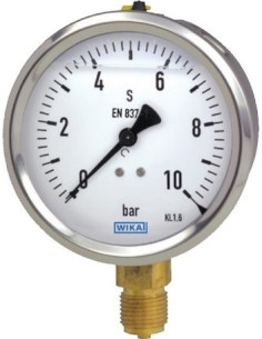 Manometr glic. 213.53 Wika G1/4B dolny, 63mm Kolor. pola 1...8...20...25 bar do opryskiwaczy | Przyrządy Pomiarowe | Eshop Dopak 2