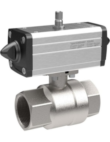 Zawór kulowy mosieżny Rp 3/4 PN16 z napędem pneumatycznym OMAL D100H005 | Hydraulika | Eshop Dopak | Wszystko dla Przemysłu