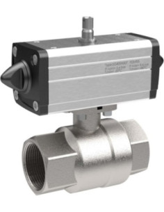 Zawór kulowy mosieżny Rp 1 1/2" PN16 z napędem pneumatycznym OMAL DG100H008 | Hydraulika | Eshop Dopak | Wszystko dla Przemysłu