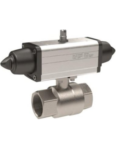 Zawór kulowy mosieżny Rp 2" PN16 z napędem pneumatycznym NC powrót sprężyną OMAL SG100H009 | Hydraulika | Eshop Dopak | Wszystko