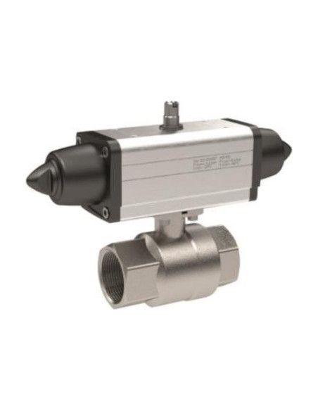 Zawór kulowy mosieżny Rp 2" PN16 z napędem pneumatycznym NC powrót sprężyną OMAL SG100H009 | Hydraulika | Eshop Dopak | Wszystko