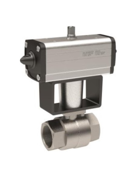 Zawór kulowy nierdzewny Rp 1/2 PN100 z napędem pneumatycznym OMAL DG400H004 | Hydraulika | Eshop Dopak | Wszystko dla Przemysłu