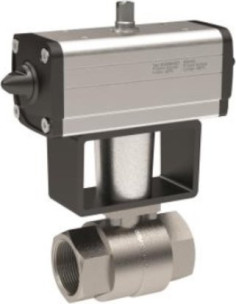 Zawór kulowy nierdzewny Rp 3/4 PN100 z napędem pneumatycznym OMAL DG400H005 | Hydraulika | Eshop Dopak | Wszystko dla Przemysłu