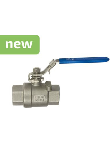 Zawór kul. 2-częściowy G1 1/2" WW PN63 stal nierdzewna długość wg normy DIN 3202-M3 | Hydraulika | Eshop Dopak | Wszystko dla Pr