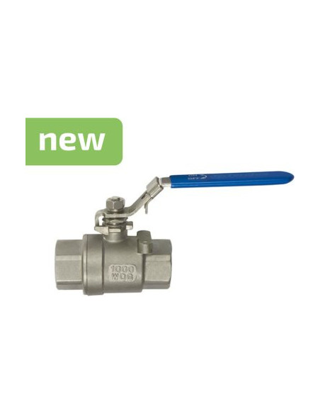 Zawór kul. 2-częściowy G2" WW PN63 stal nierdzewna długość wg normy DIN 3202-M3 | Hydraulika | Eshop Dopak | Wszystko dla Przemy