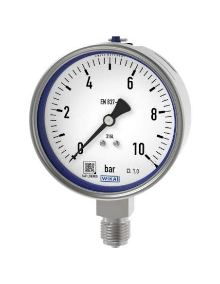 Manometr kwasoodporny radialny model 232.50 Wika G1/4R, 63mm, 0-2,5bar, kl. 1,6 | Przyrządy Pomiarowe | Eshop Dopak | Wszystko d