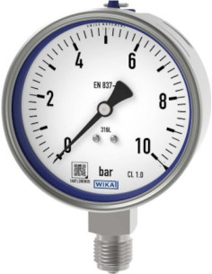 Manometr kwasoodporny model 232.50 G1/4R, 63mm, 0-10bar, kl. 1,6 | Przyrządy Pomiarowe | Eshop Dopak | Wszystko dla Przemysłu