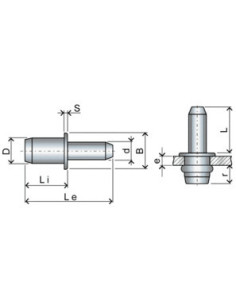 Nitotrzpień M6 CM/C L15mm 0,5-3mm (paczka 500szt.) | Narzędzia | Eshop Dopak | Wszystko dla Przemysłu. 2